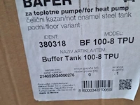 Bafer 100-8 tpu warmte pomp buffer tank - afbeelding 2 van  2