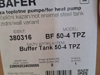 Bafer bf 50-4 tpz warmte pomp buffer tank - afbeelding 2 van  3