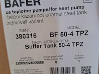 Bafer bf 50-4 tpz warmte pomp buffer tank - afbeelding 3 van  3
