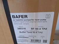 Bafer bf 50-4 tpz warmte pomp buffer tank - afbeelding 2 van  2