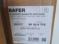 Bafer bf 80-8 tpz warmte pomp buffer tank - afbeelding 3 van  3