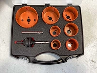 Bahco 3834-set-72-35/83 sandflex bi-metal holesaw set 9 pcs - afbeelding 2 van  3