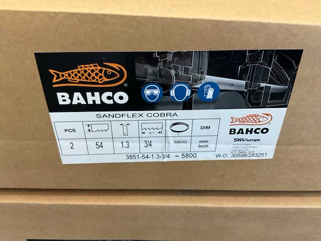 Bahco 5800 mm lintzaag (5x) - afbeelding 2 van  3