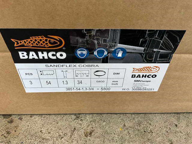 Bahco 5800 mm lintzaag (5x) - afbeelding 3 van  3