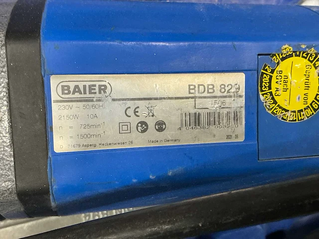 Baier bdb 829 diamantboormachine - afbeelding 4 van  4