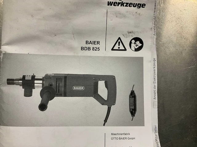 Baier bdb825 boormachine - afbeelding 3 van  3