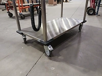 Bain marie wagen, 3 bakken, gastronorm metos, 3 x 1/1, bouwjaar 2011 - afbeelding 5 van  12
