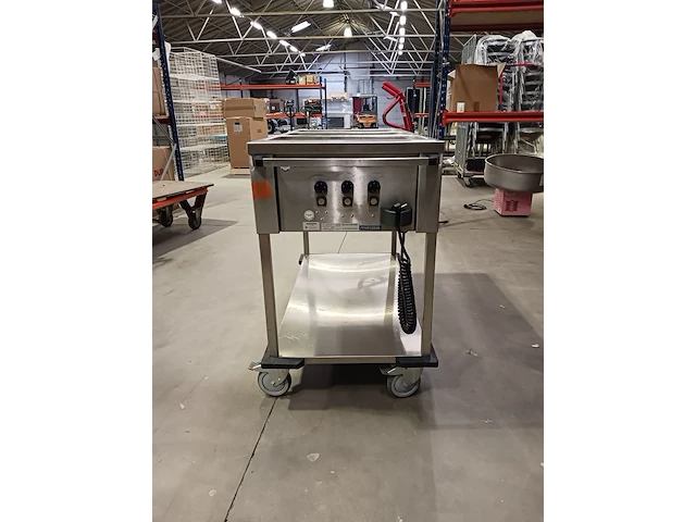 Bain marie wagen, 3 bakken, gastronorm metos, 3 x 1/1, bouwjaar 2011 - afbeelding 11 van  12