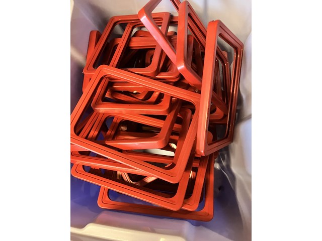 Bak met 35 prijskaartramen klein formaat 15 x 11 cm - afbeelding 2 van  7