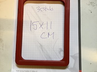 Bak met 35 prijskaartramen klein formaat 15 x 11 cm - afbeelding 3 van  7