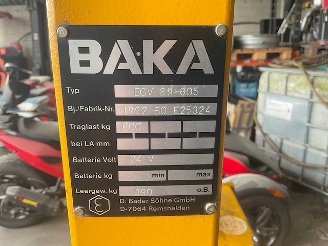 Baka egv 89-605 stapelaar - afbeelding 3 van  13