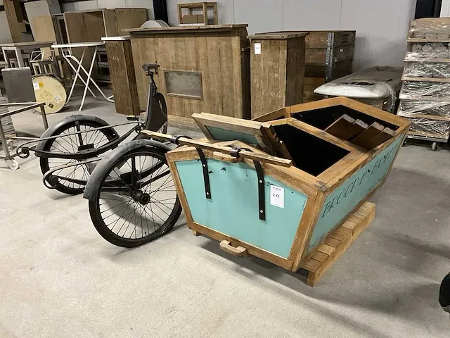 Bakfiets nostalgisch - afbeelding 1 van  7