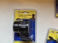 Bakje met aanhangwagenstekker en verloopstekkers 7 stuks - afbeelding 7 van  9