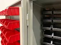 Bakkenstripkast gevuld met 340 opbergbakken - afbeelding 7 van  11