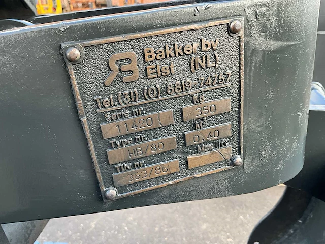 Bakker hb/80 grijper - afbeelding 6 van  6