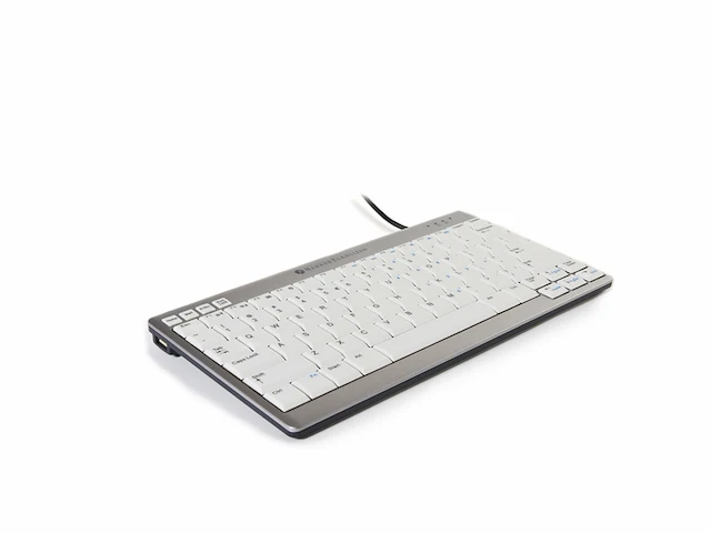 Bakkerelkhuizen ultraboard 950 toetsenbord usb qwerty us international zilver, wit - afbeelding 1 van  4