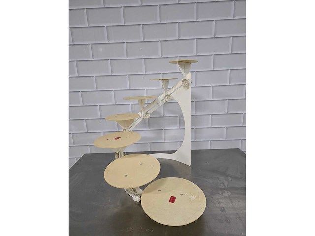 Bakkerij de gier - 7-delige bruidstaart etagiere - afbeelding 2 van  4