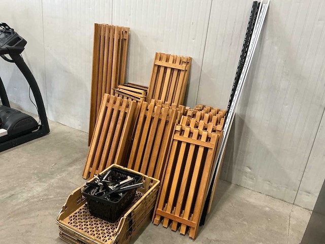 Bakkerij stellage hout - afbeelding 1 van  15