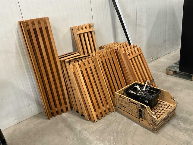 Bakkerij stellage hout - afbeelding 3 van  15