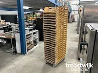 Bakkerskratten op trolly - afbeelding 1 van  6