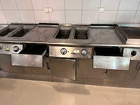 Baklijn met friteuse en bakplaat - afbeelding 2 van  9