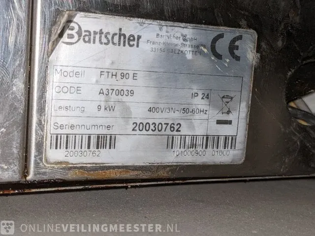 Bakplaat bartscher, gdp 980e - afbeelding 9 van  9
