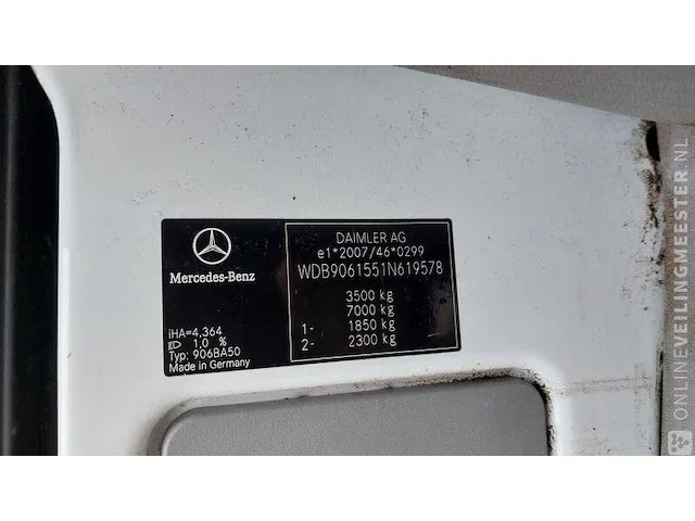 Bakwagen mercedes-benz, sprinter - 516, bouwjaar 2015 - afbeelding 38 van  44