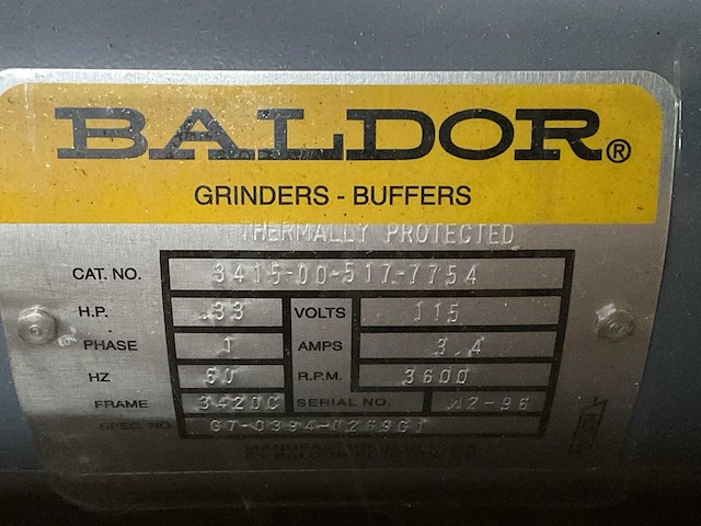Baldor 1 grinder - afbeelding 4 van  6