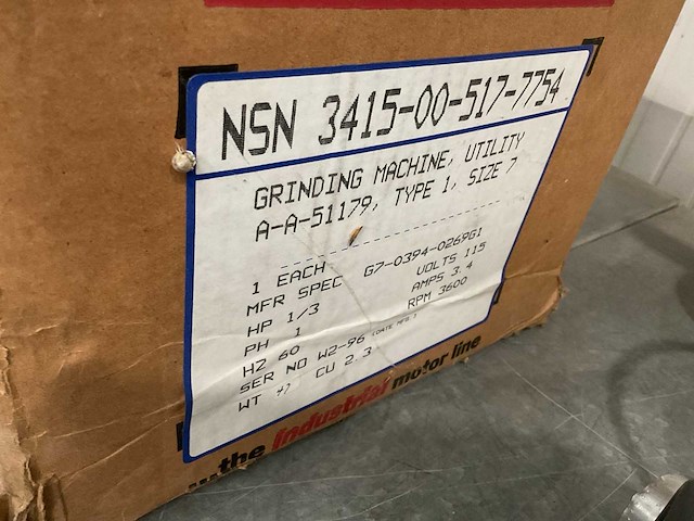 Baldor 1 grinder - afbeelding 6 van  6