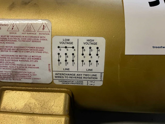 Baldor elektromotor - afbeelding 4 van  5