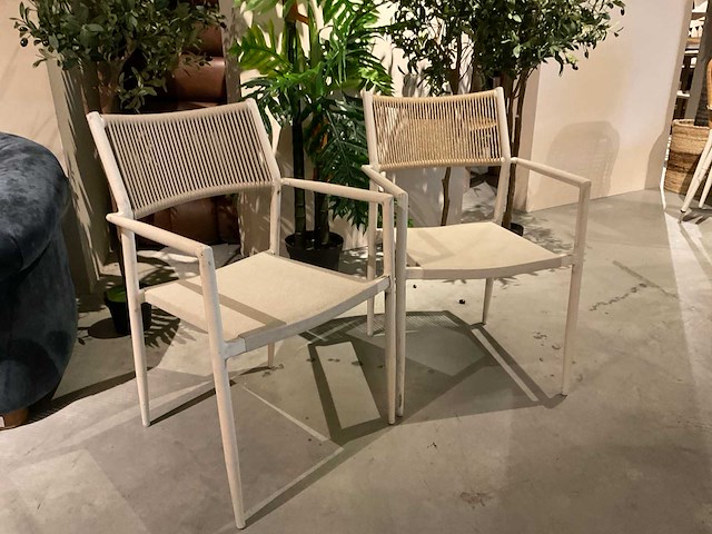 Bali tuinstoel (2x) - afbeelding 1 van  9