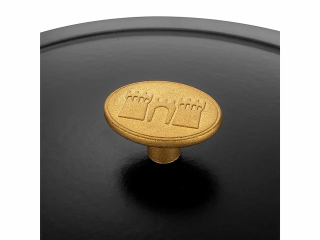 Ballarini cocotte bellamonte braadpan 29 cm ovaal 45 liter gietijzer zwart - afbeelding 3 van  6