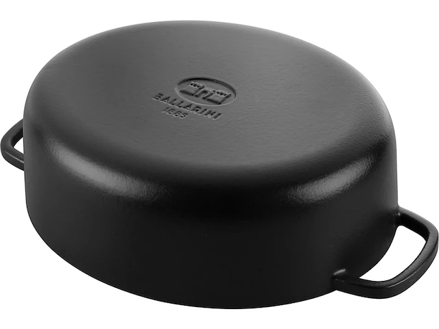 Ballarini cocotte bellamonte braadpan 29 cm ovaal 45 liter gietijzer zwart - afbeelding 4 van  6