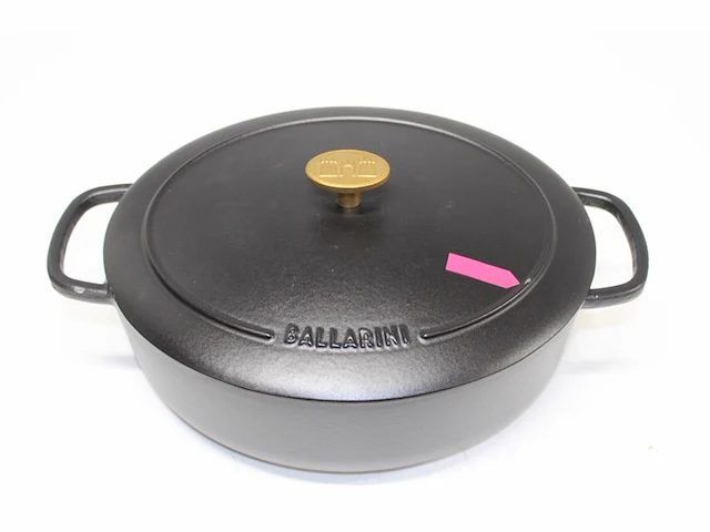 Ballarini cocotte bellamonte braadpan 29 cm ovaal 45 liter gietijzer zwart - afbeelding 5 van  6