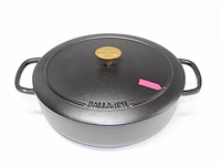 Ballarini cocotte bellamonte braadpan 29 cm ovaal 45 liter gietijzer zwart - afbeelding 5 van  6