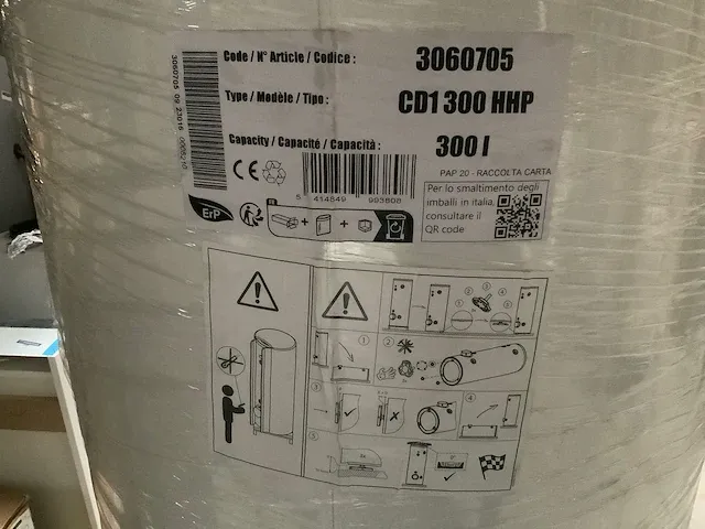 Ballon ecs - cd1-300- hhp - warmtepomp boiler - afbeelding 2 van  6