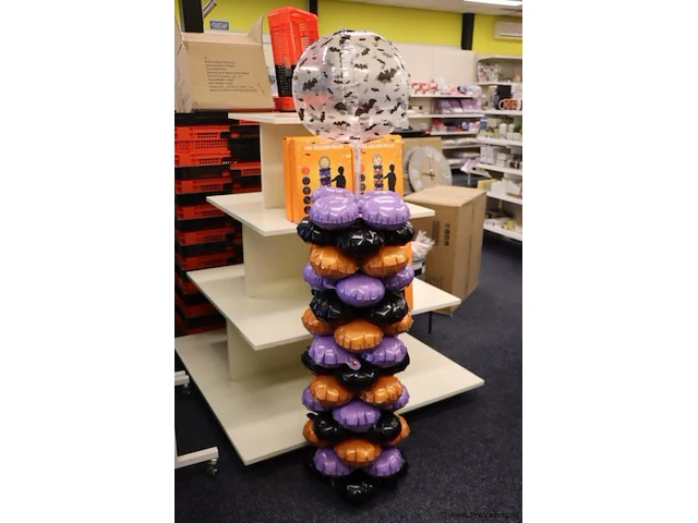 Ballonnen pilaar - 120 hoog - 7 stuks - afbeelding 1 van  3