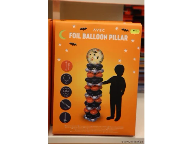 Ballonnen pilaar - 120 hoog - 7 stuks - afbeelding 3 van  3