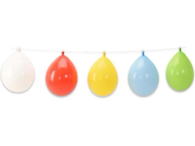 Balloon light grundig lengte 2,40 10 stuks - afbeelding 9 van  9
