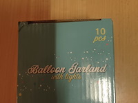 Balloon light klein 10 lamps aantal 3 sets. - afbeelding 5 van  5