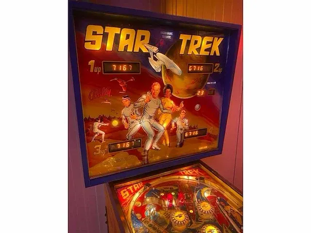 Bally - star trek - flipperkast - afbeelding 5 van  9