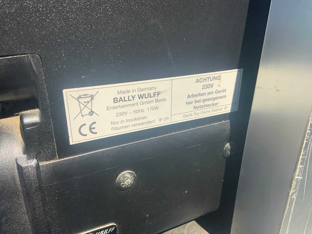 Bally wulf game station w speelautomaat - afbeelding 4 van  12