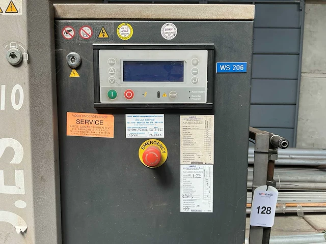 Balma es 5.5 industriële schroefcompressor - afbeelding 4 van  9