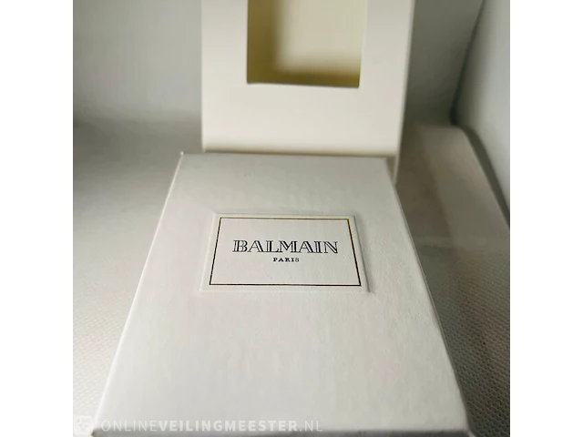 Balmain paris - aansteker - limited edition blue & silver - afbeelding 7 van  7