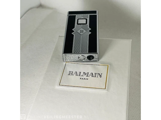 Balmain paris - gasaansteker - limited edition black & silver - afbeelding 6 van  8