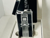 Balmain paris aansteker - limited edition black & silver - afbeelding 1 van  7