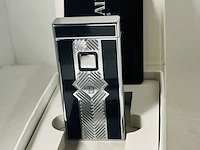 Balmain paris aansteker - limited edition black & silver - afbeelding 2 van  7