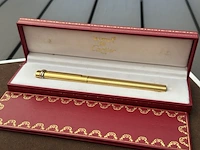 Balpen, cartier, de must trinity, goud - afbeelding 1 van  7