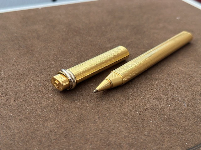 Balpen, cartier, de must trinity, goud - afbeelding 4 van  7