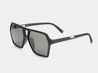Balr. - aviator hexagon zonnebril (unisex) - zwart/smoke grijs - afbeelding 2 van  3